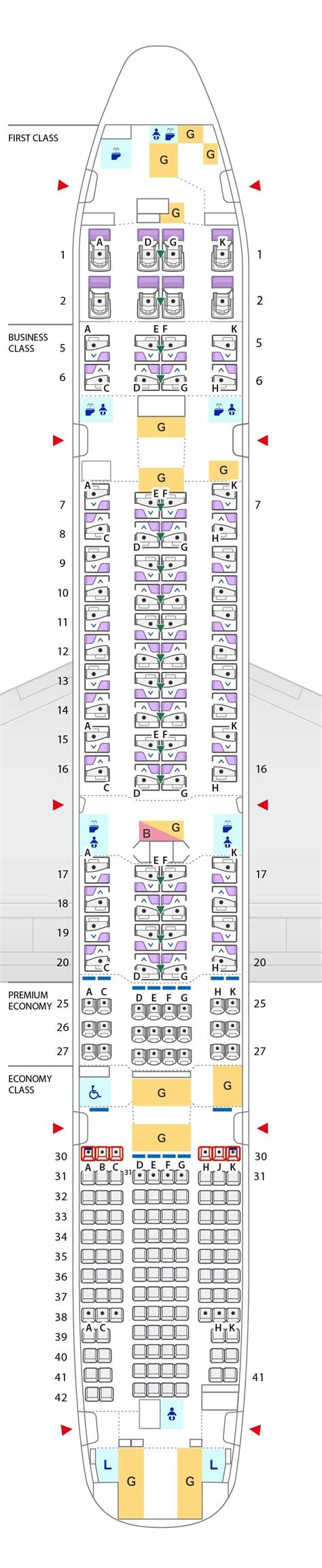 boeing 777 300er air canada seat map.